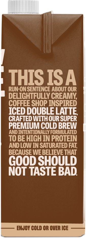 Double Latte (32oz Cartons)