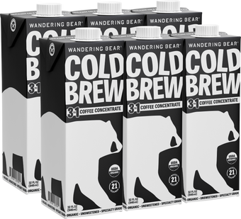 3 to 1 Coffee Concentrate - 6 Pack