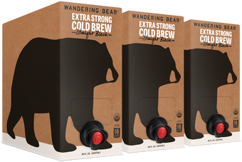 Cold Brew On Tap (3 Boxes 96oz) - Straight Black