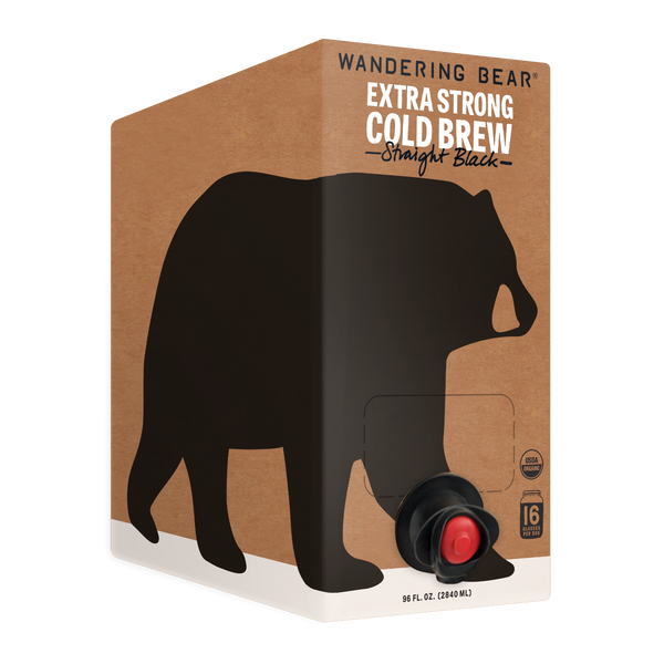 Organic Cold Brew On Tap (96 oz) - Straight Black – Wandering Bear Coffee
