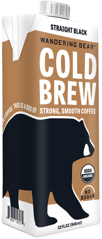 32oz Cold Brew Carton (Bundle Unit) - Straight Black