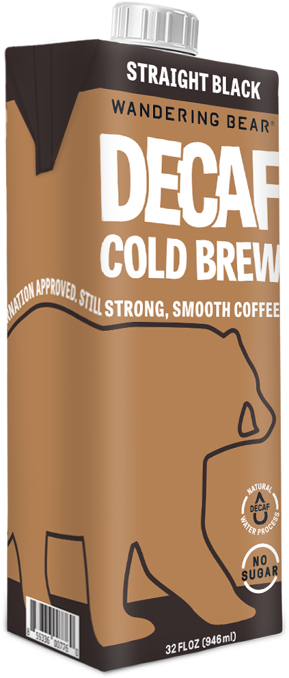 32oz Cold Brew Carton (Bundle Unit) - Decaf Black