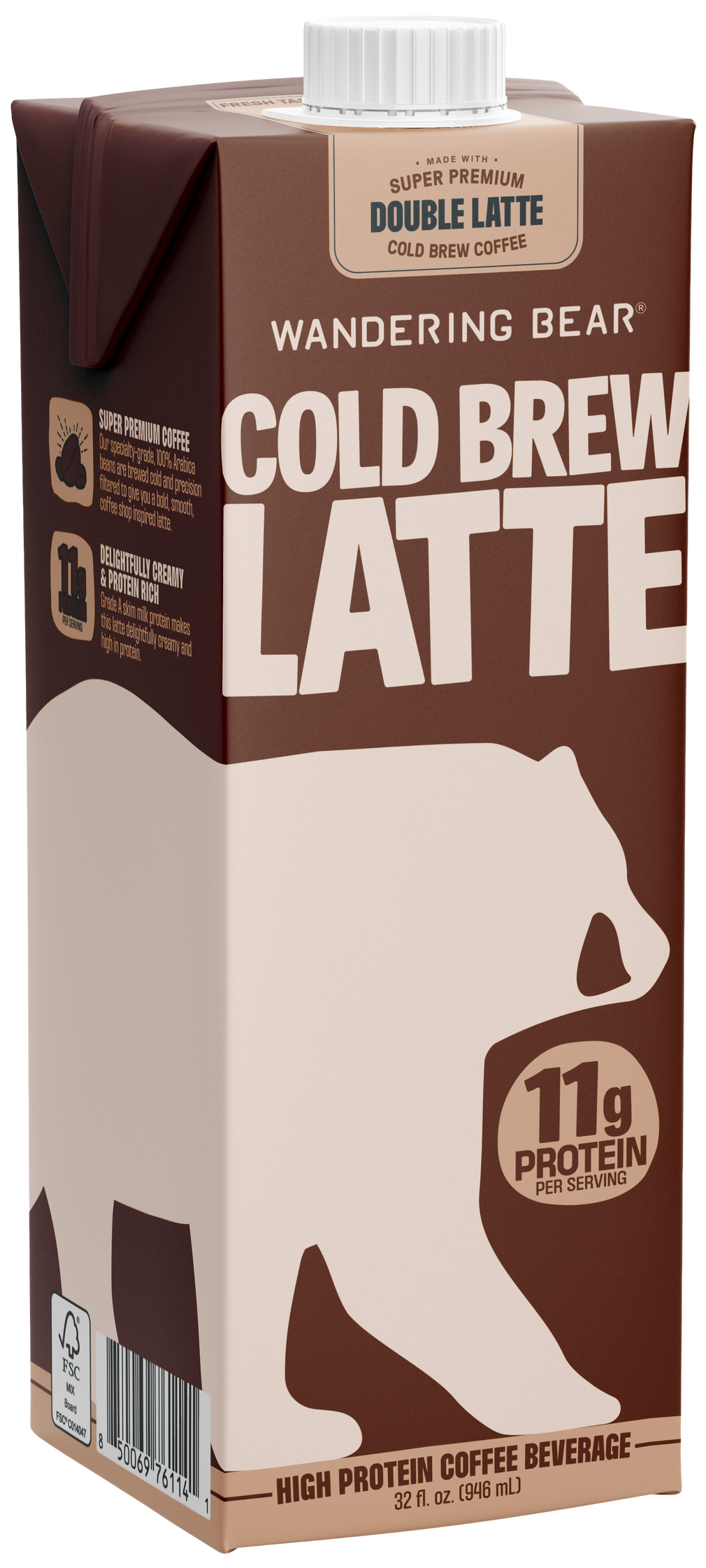 32oz Cold Brew Carton (Bundle Unit) - Double Latte