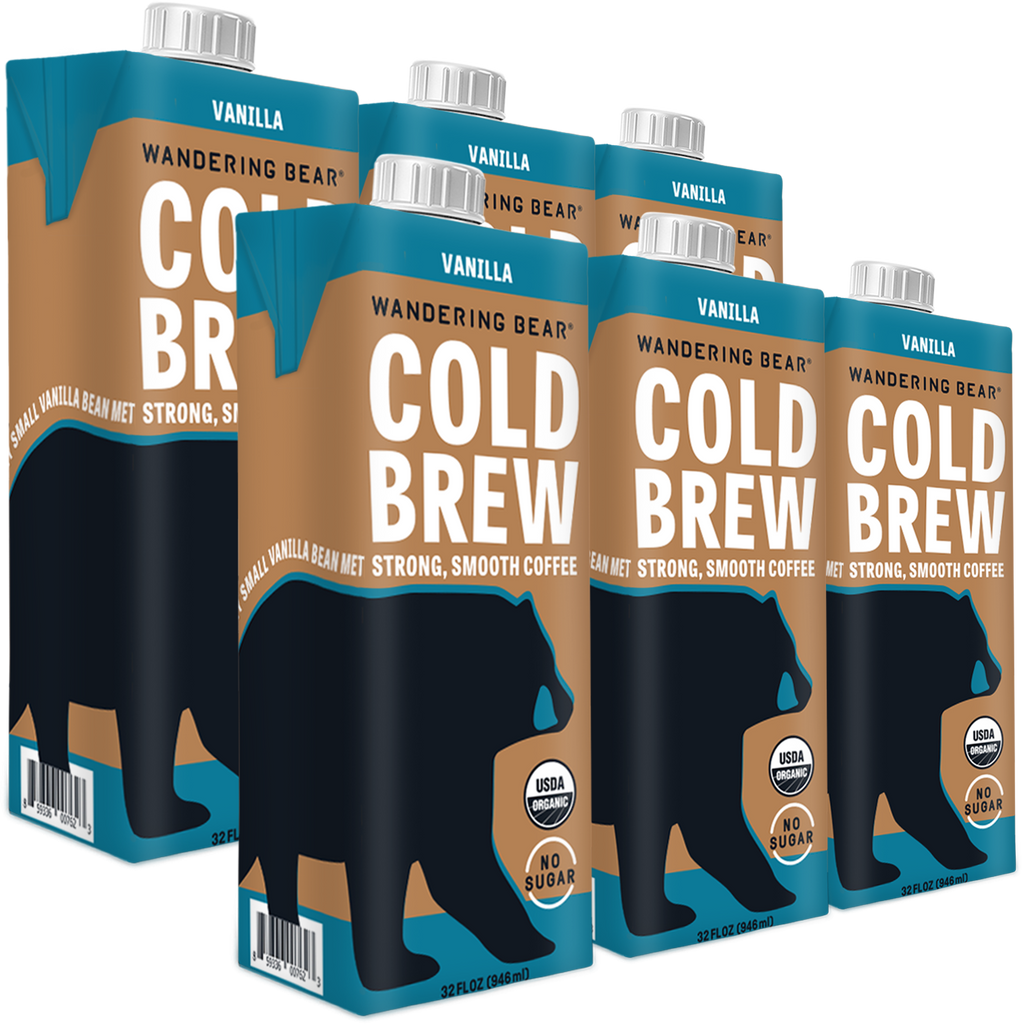 Vanilla Cold Brew Coffee (6 Cartons 32oz)