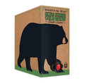Front view of 96 oz Irish Cream cold brew carton labeled Extra Strong with black bear silhouette and red tap