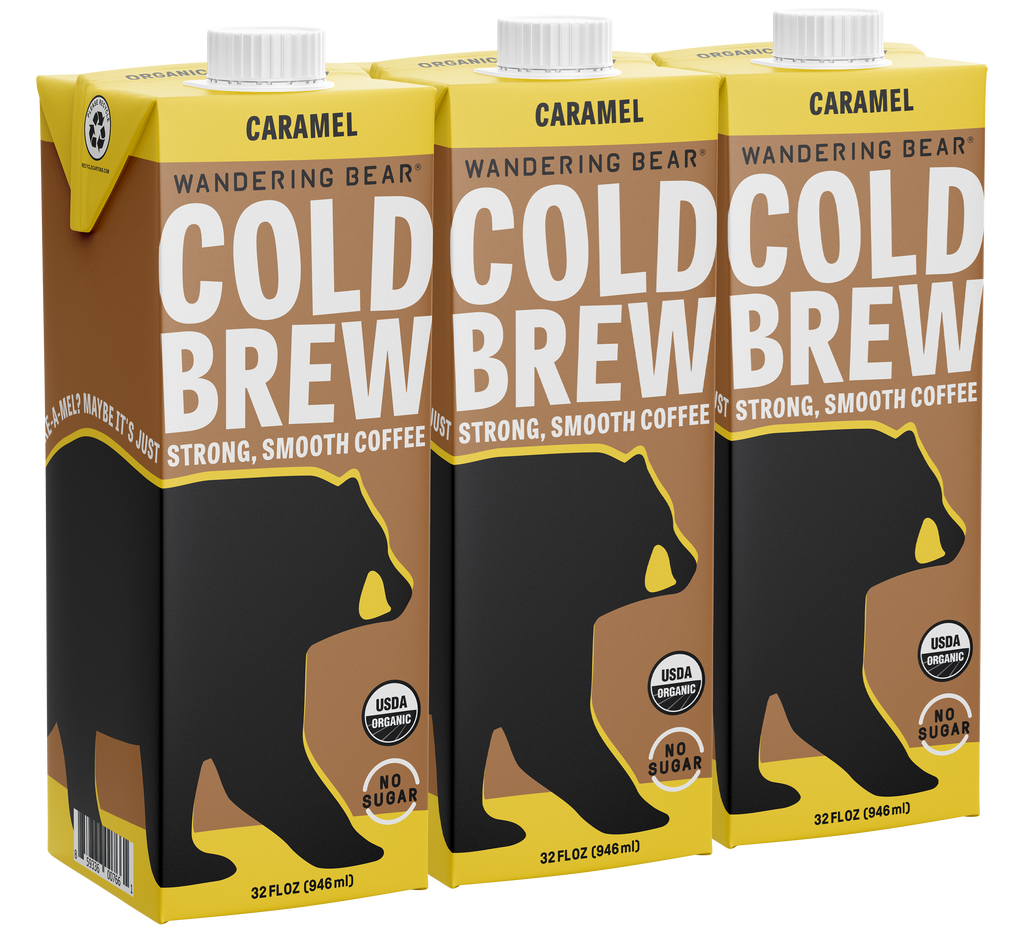 Cold Brew Coffee (32oz Cartons) - Caramel