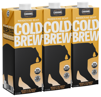 Cold Brew Coffee (32oz Cartons) - Caramel