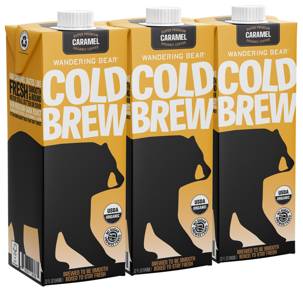 Extra Strong Black Organic Cold Brew Cartons (32 oz)