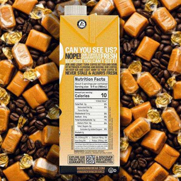 32oz Cold Brew Carton (Bundle Unit) - Caramel thumbnail 5