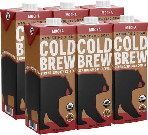 Mocha Cold Brew Coffee (6 Cartons 32oz)