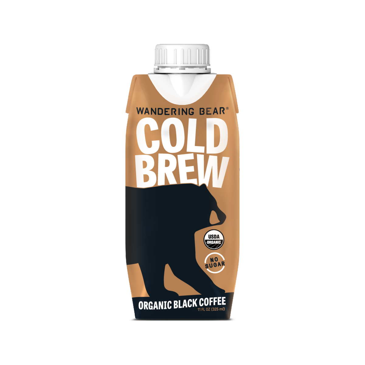 Cold Brew Coffee (12 Cartons 11oz) - Straight Black