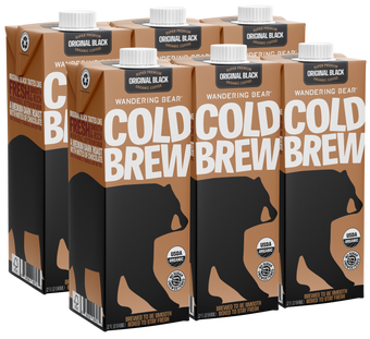 Cold Brew Coffee (32oz Cartons) - Straight Black