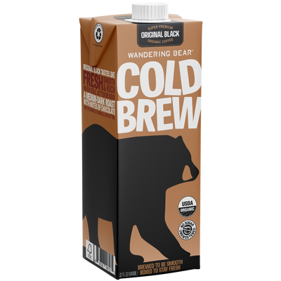 32oz Cold Brew Carton (Bundle Unit) - Straight Black - 3 Carton Bundle Price