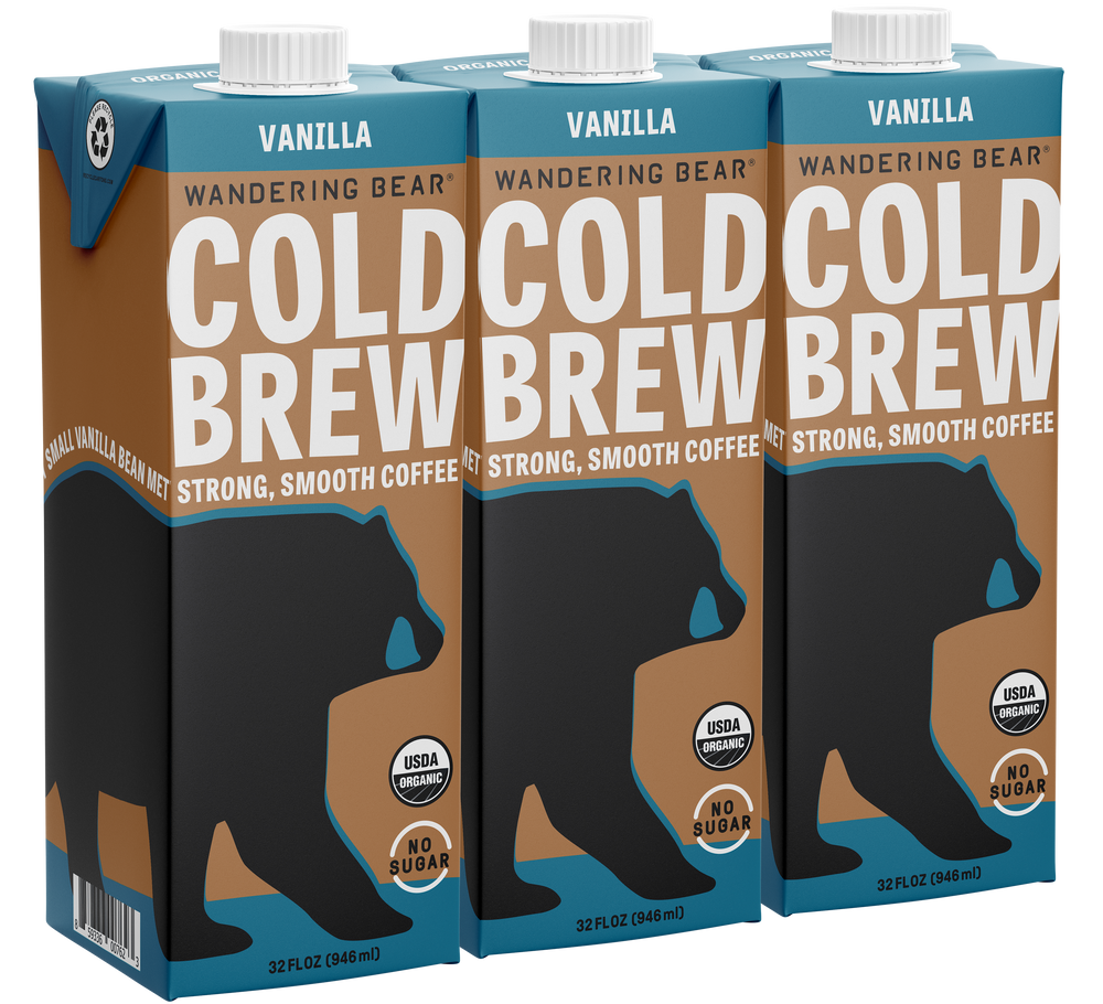 Cold Brew Coffee (32oz Cartons) - Vanilla