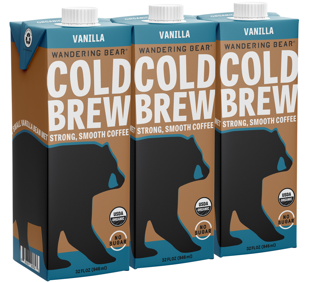 Cold Brew Coffee Single Flavor 3-Packs (3 x 32oz cartons)