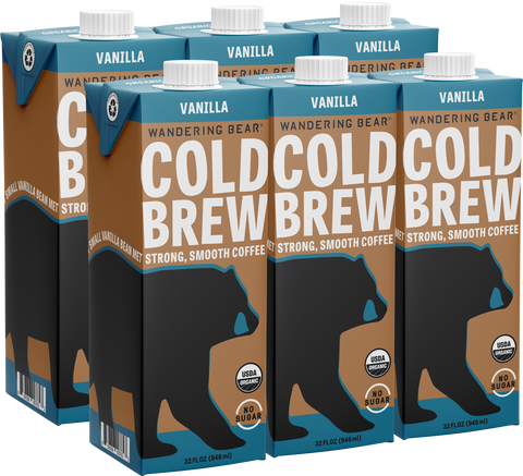 Cold Brew Coffee (32oz Cartons) - Vanilla