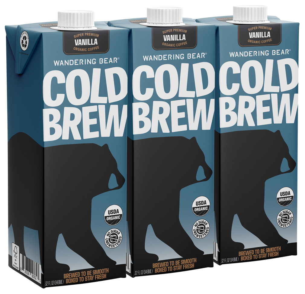 Cold Brew Coffee (32oz Cartons) - Vanilla