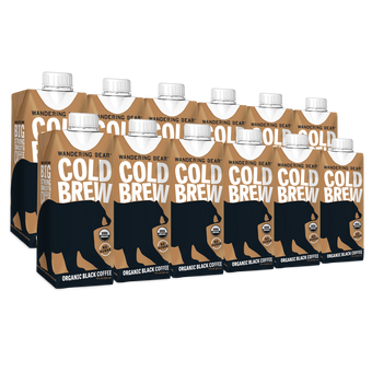Single Serve Cold Brew Coffee (12 Cartons 11oz) - Straight Black