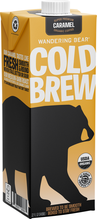 32oz Cold Brew Carton (Bundle Unit) - Caramel