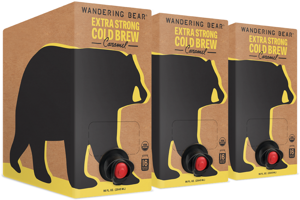 Cold Brew On Tap (3 Boxes 96oz) - Caramel