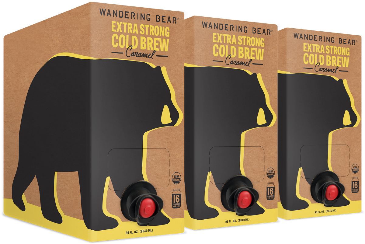 Cold Brew On Tap (3 Boxes 96oz) - Caramel
