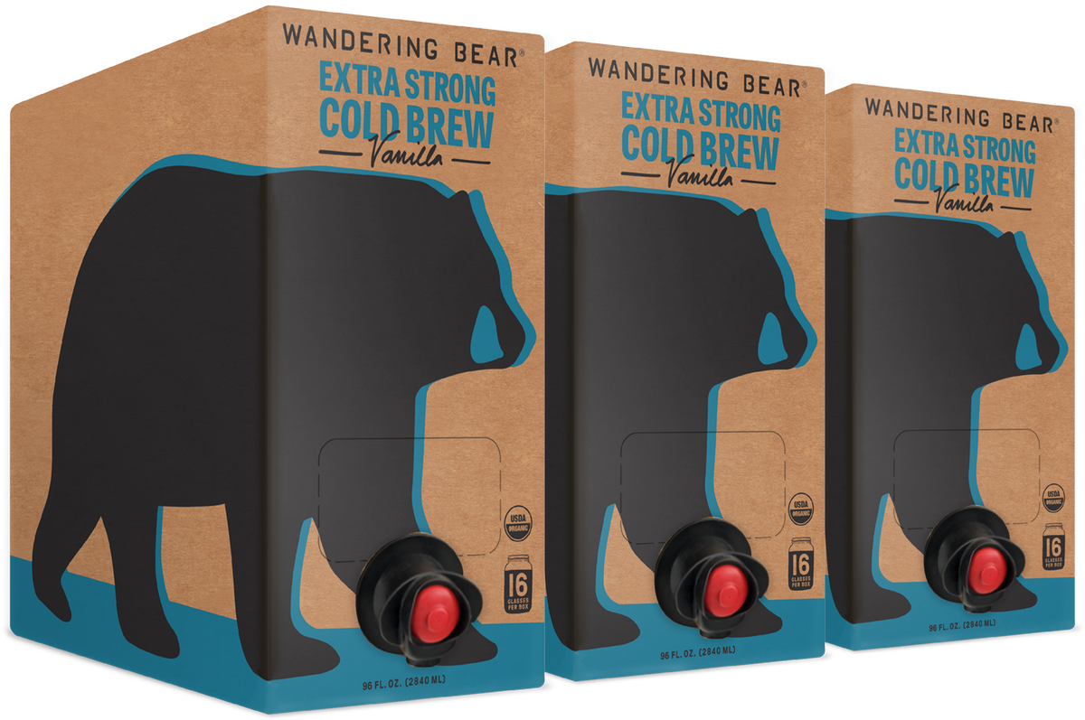 Organic Vanilla Cold Brew on Tap (96oz Case)