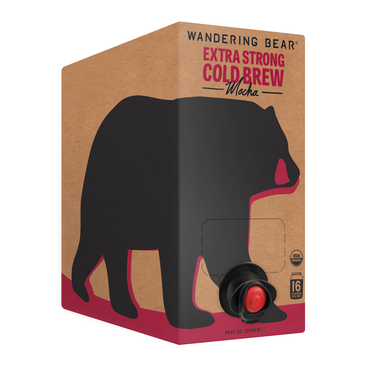 Organic Cold Brew On Tap (96 oz) - Mocha
