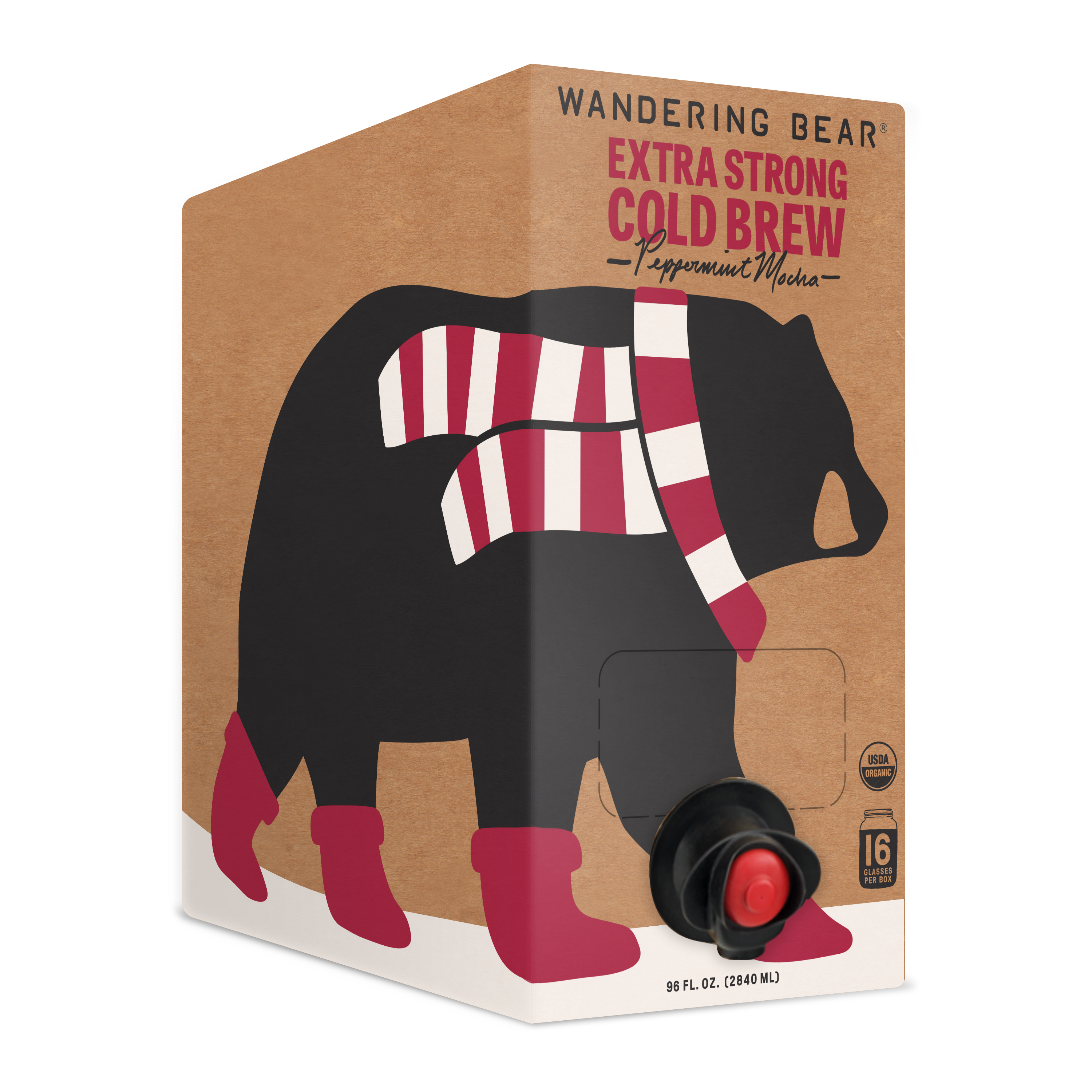 Cold Brew On Tap (96 oz) - Peppermint Mocha
