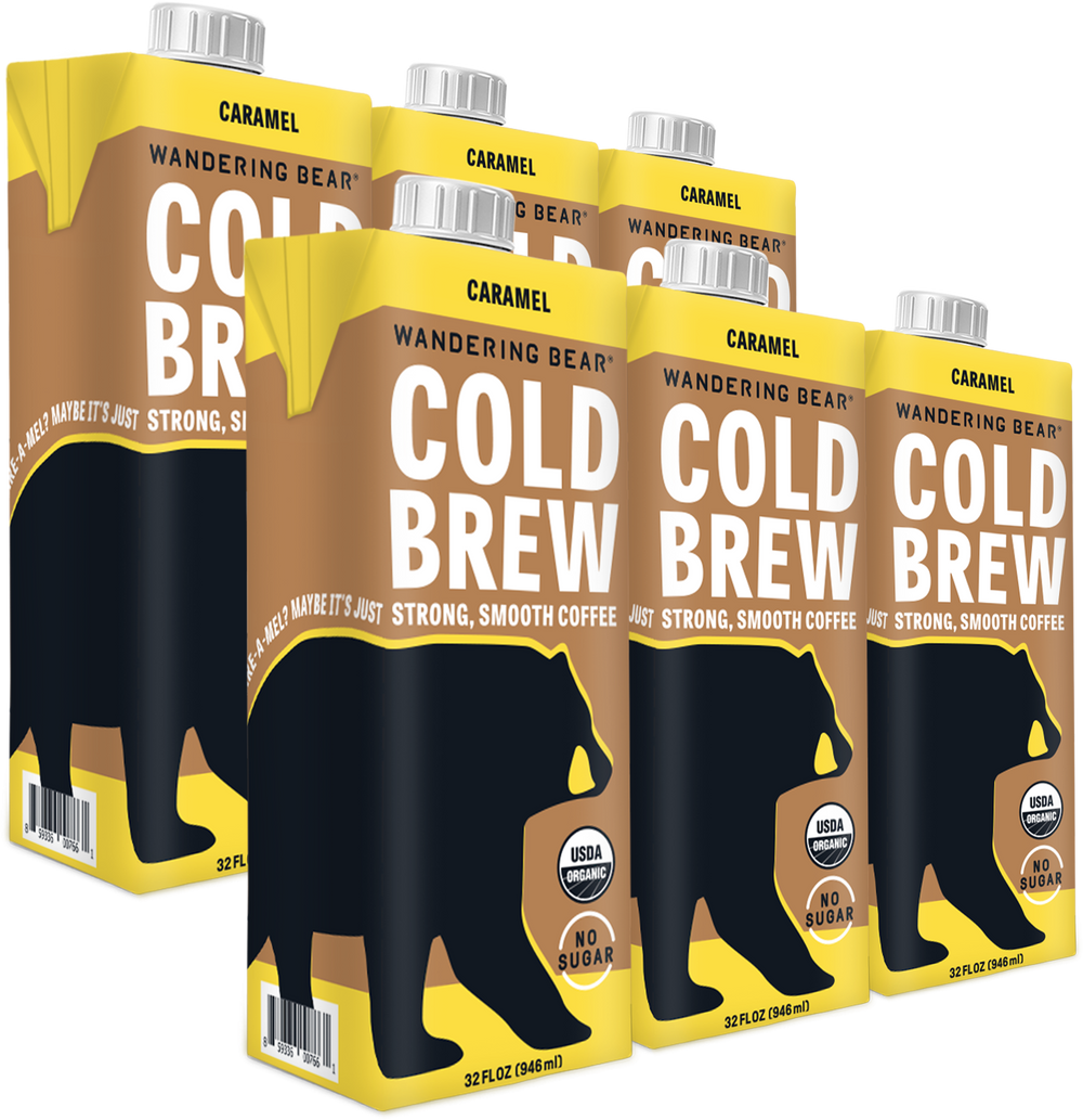 Cold Brew Coffee (32oz Cartons) - Caramel
