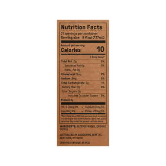 Cold Brew On Tap (2 boxes 1Gal) - Straight Black
